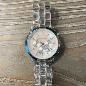 Michael Kors clear watch